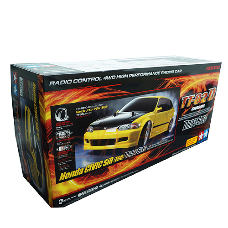 KIT PARA MONTAR DRIFT SPEC AUTOMODELO TAMIYA TT02D HONDA CIVIC